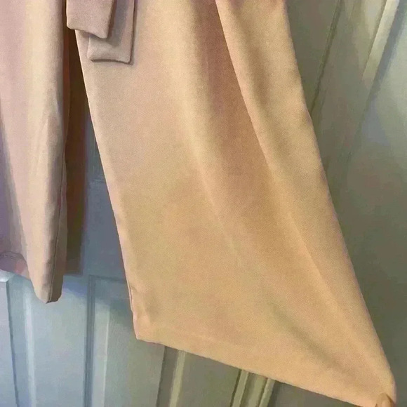 Carolina Belle Montreal wide leg pink cropped  with belt detail size 4 - Picture 2 of 6